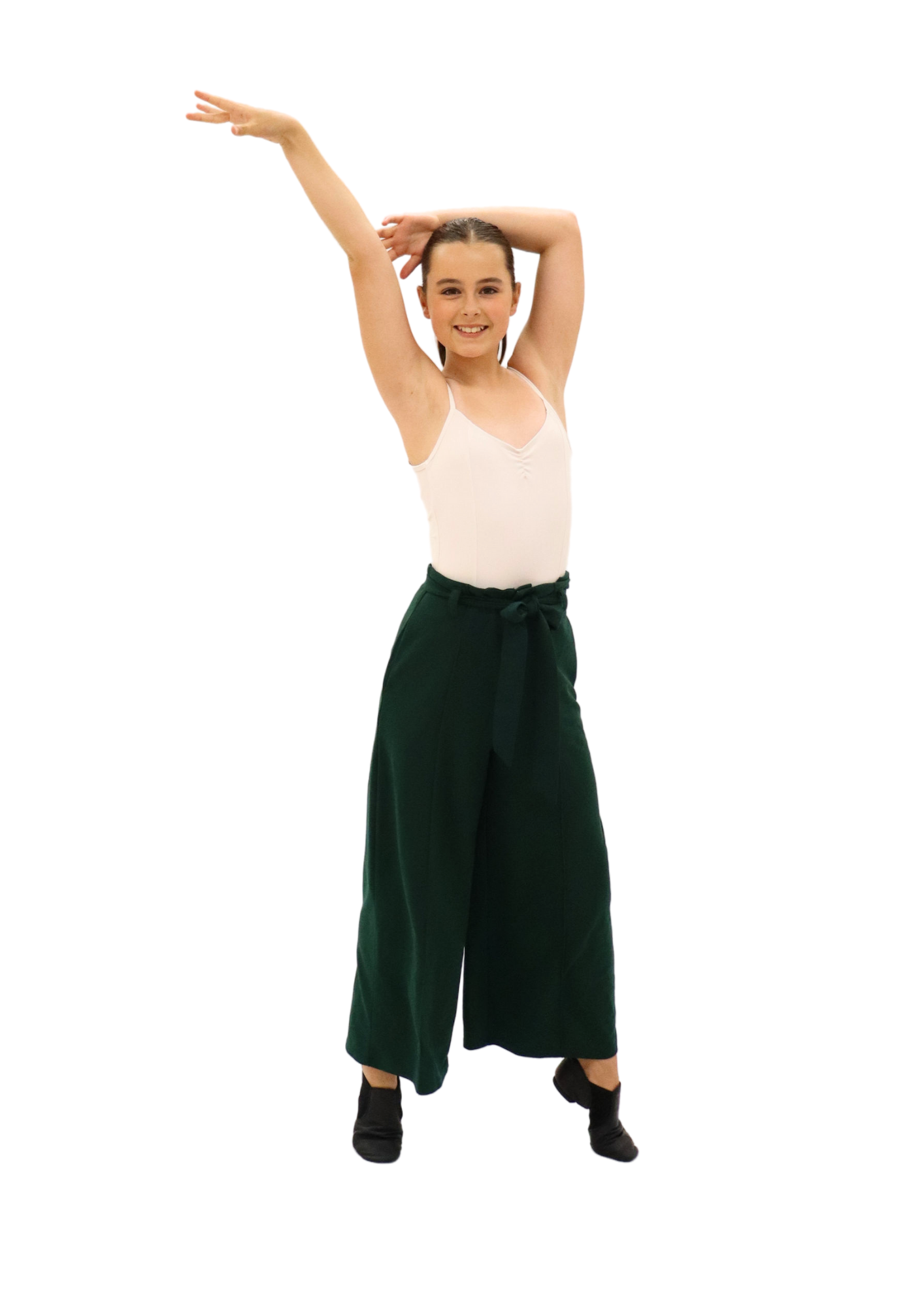 Emerald Green 9/10 length pants