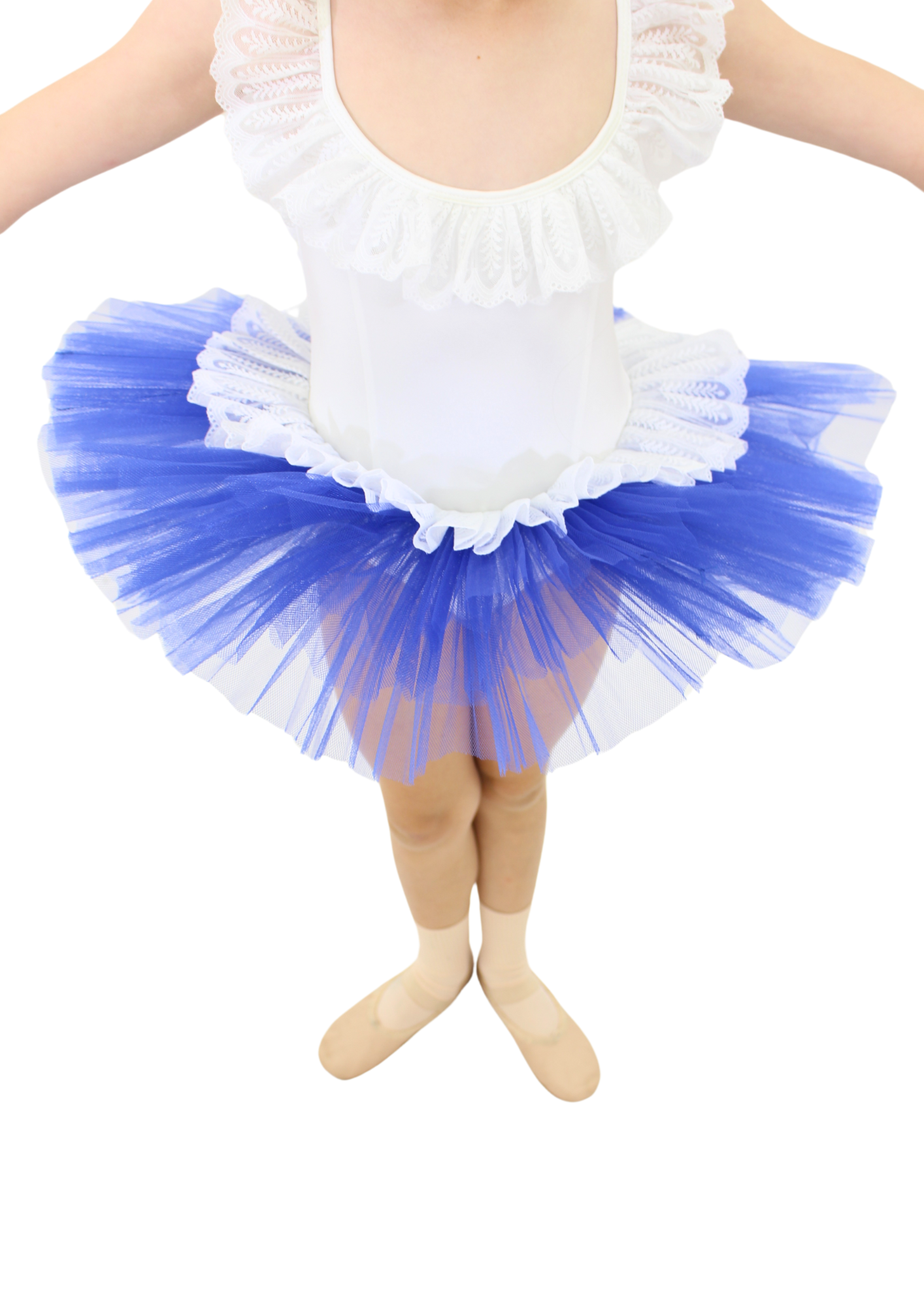 White and Navy Tutu