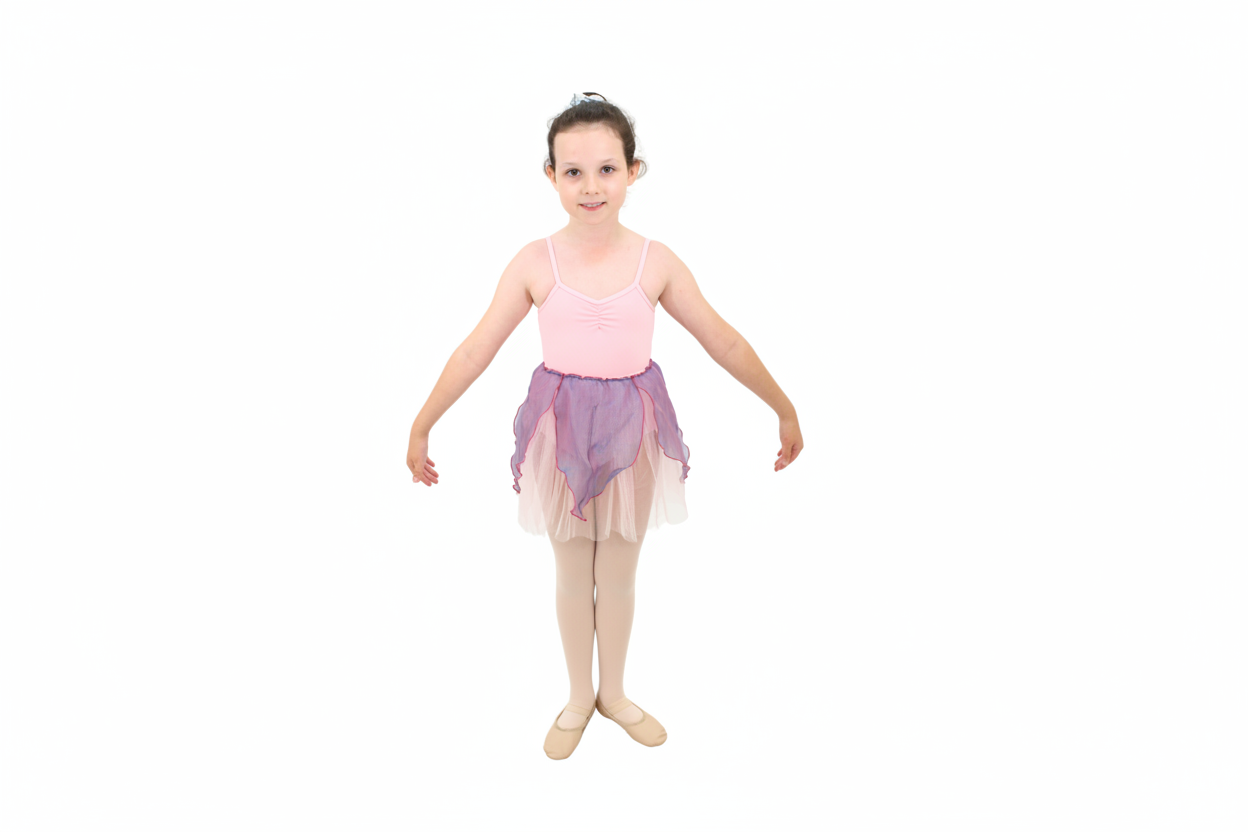 Primmer Pink Leotard - Shoestring strap