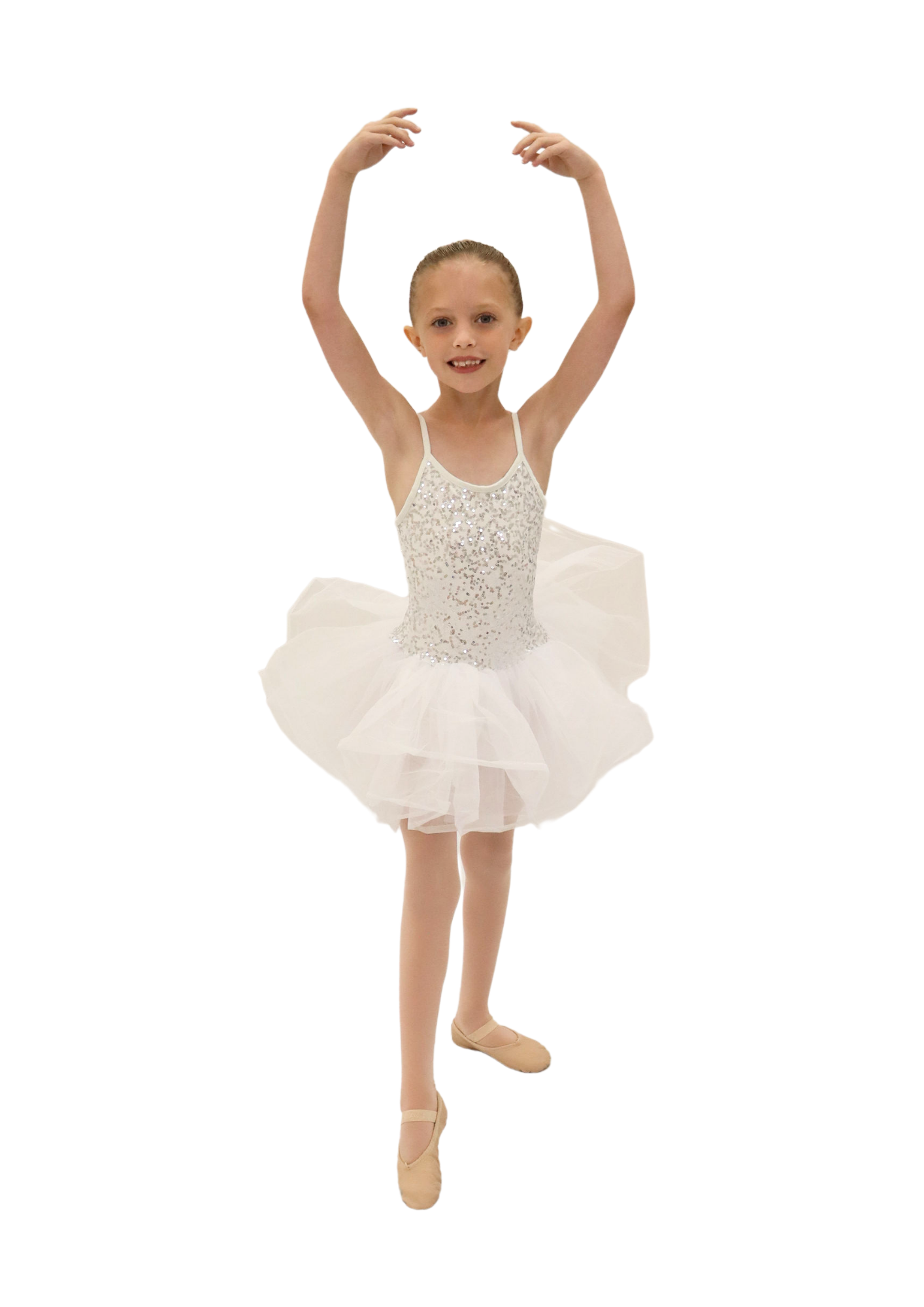 White & Silver Sparkle Tutu