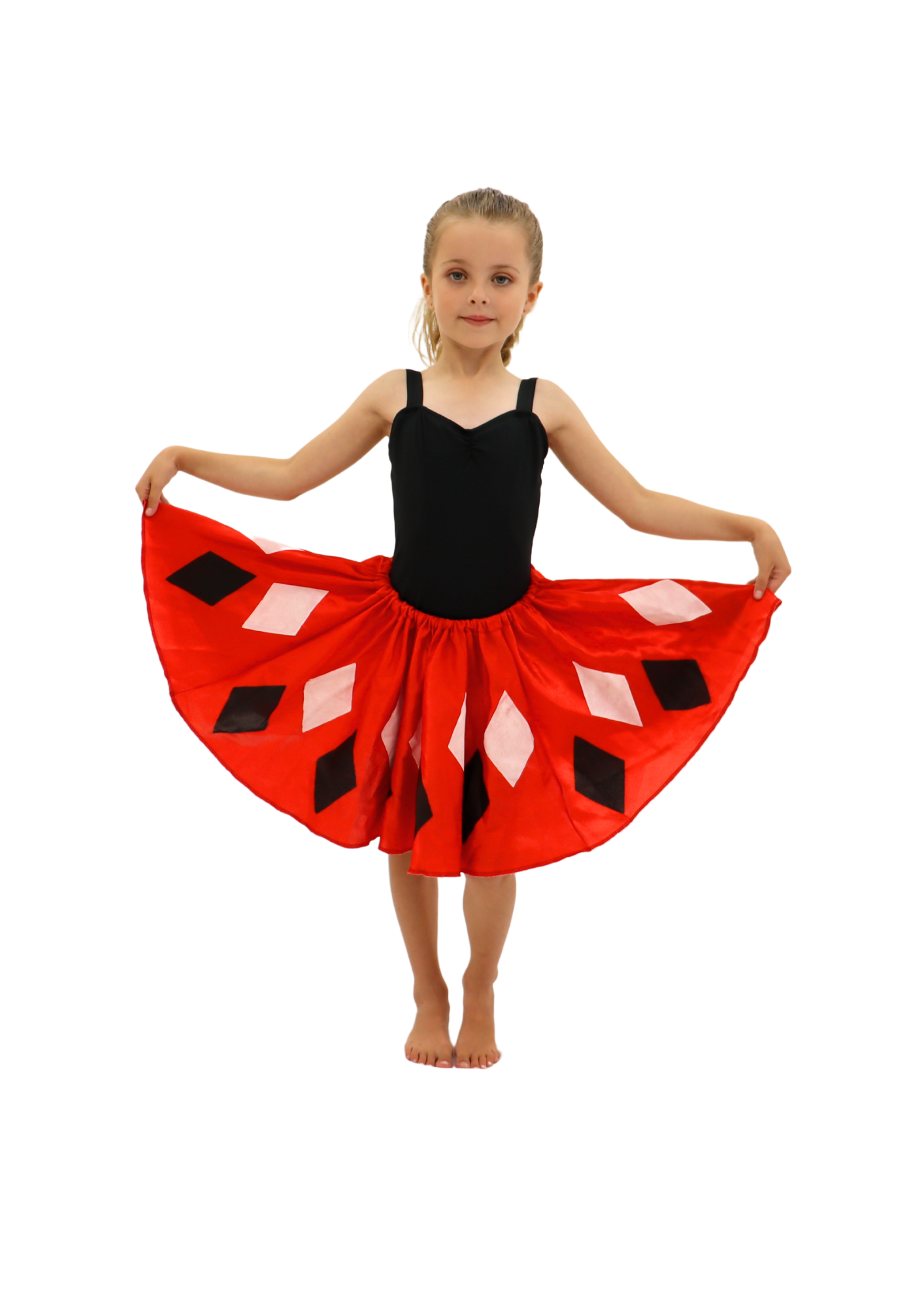 Jester Red & Black Skirt