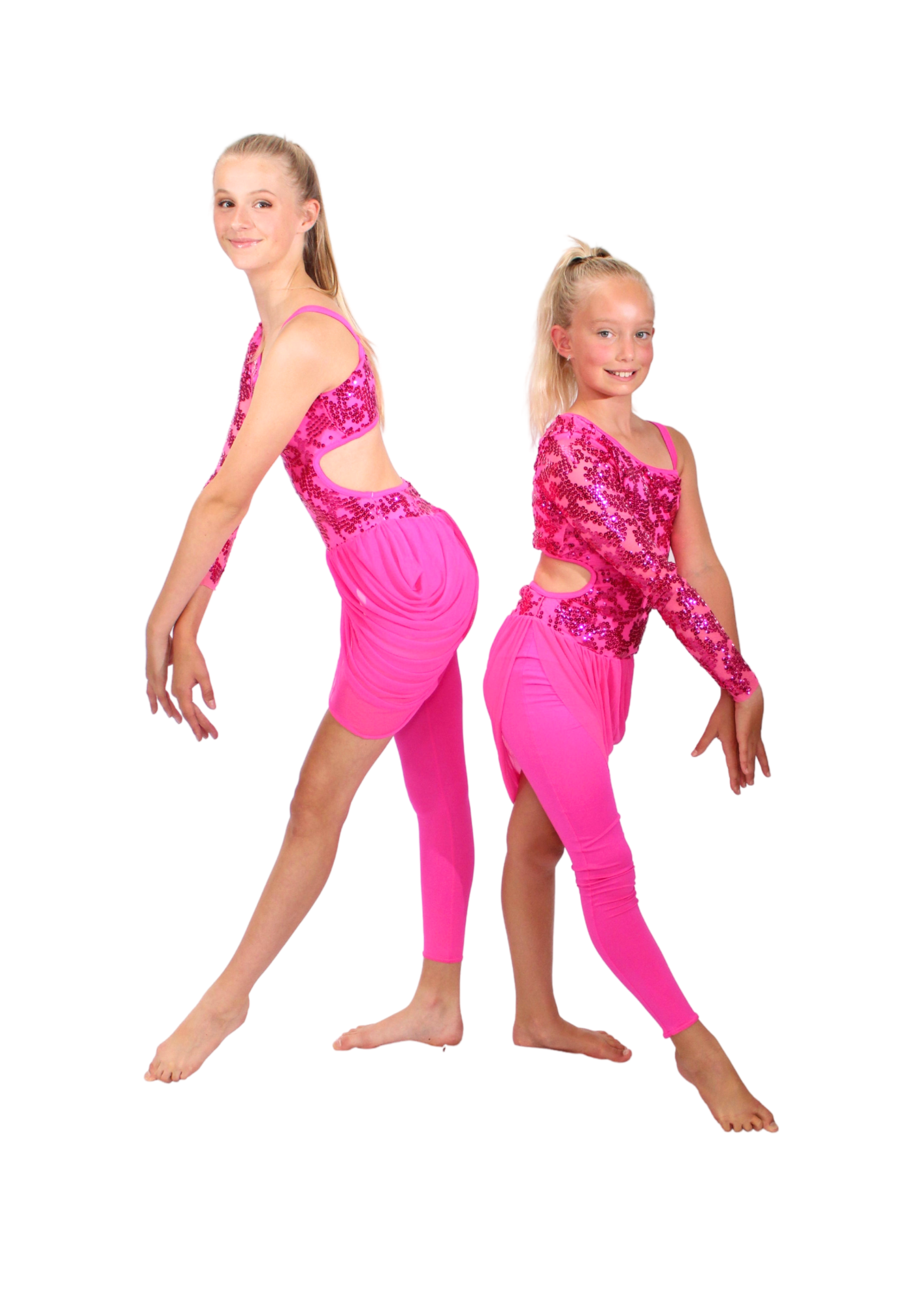 Pink Sequin Unitard