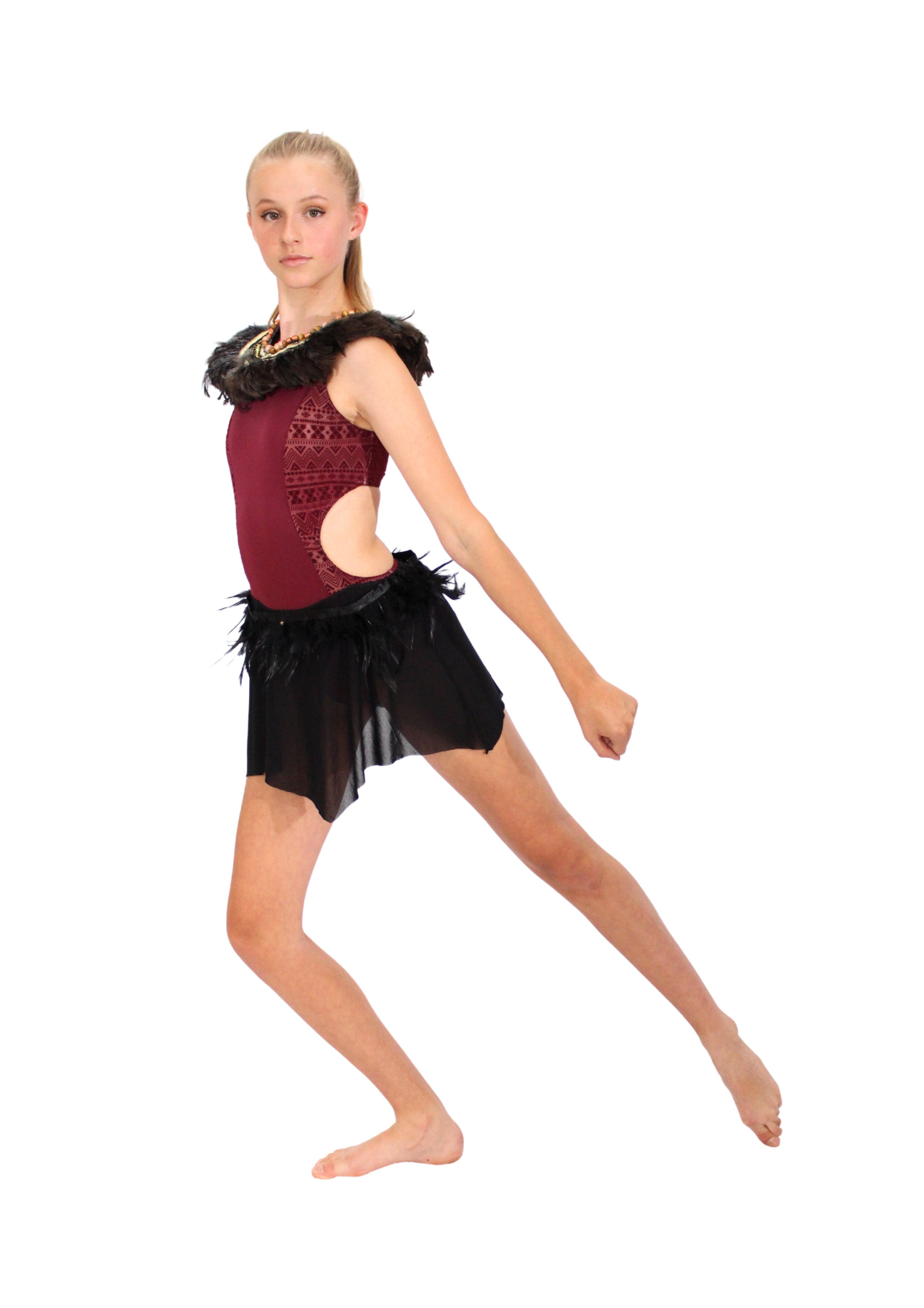 Tribal letoard and skirt