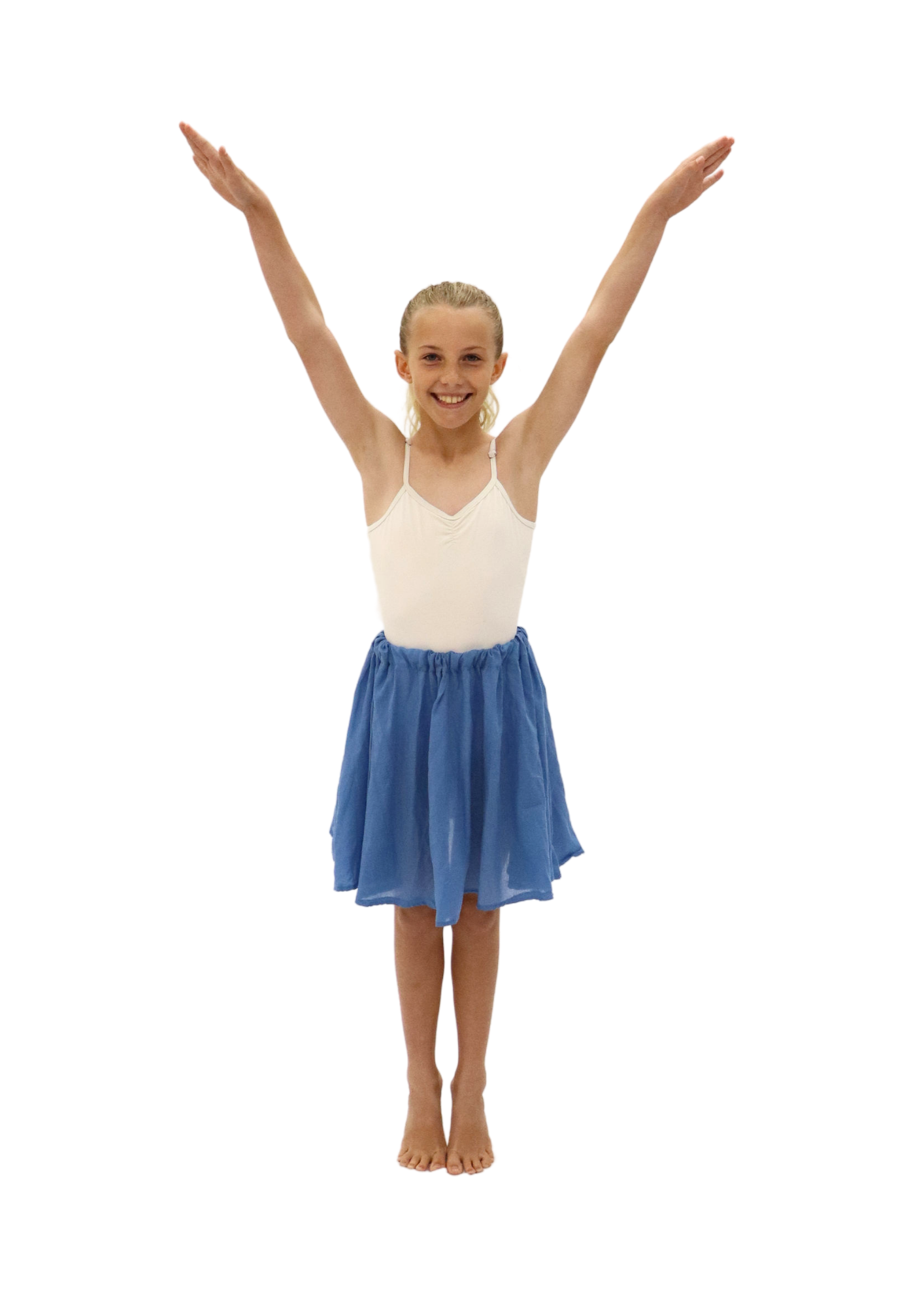 Circle Skirt - Light blue