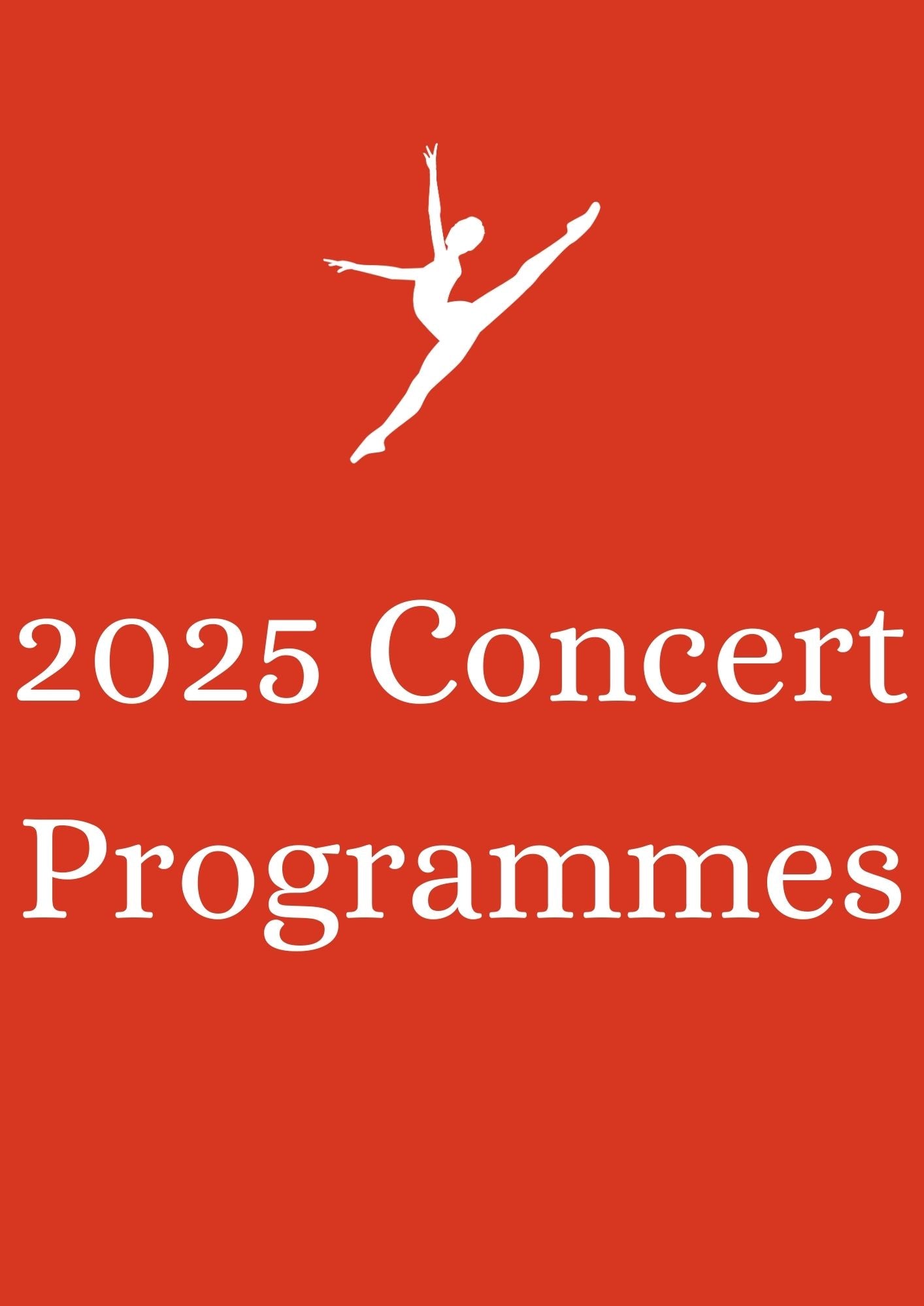 2025 Concert Programmes