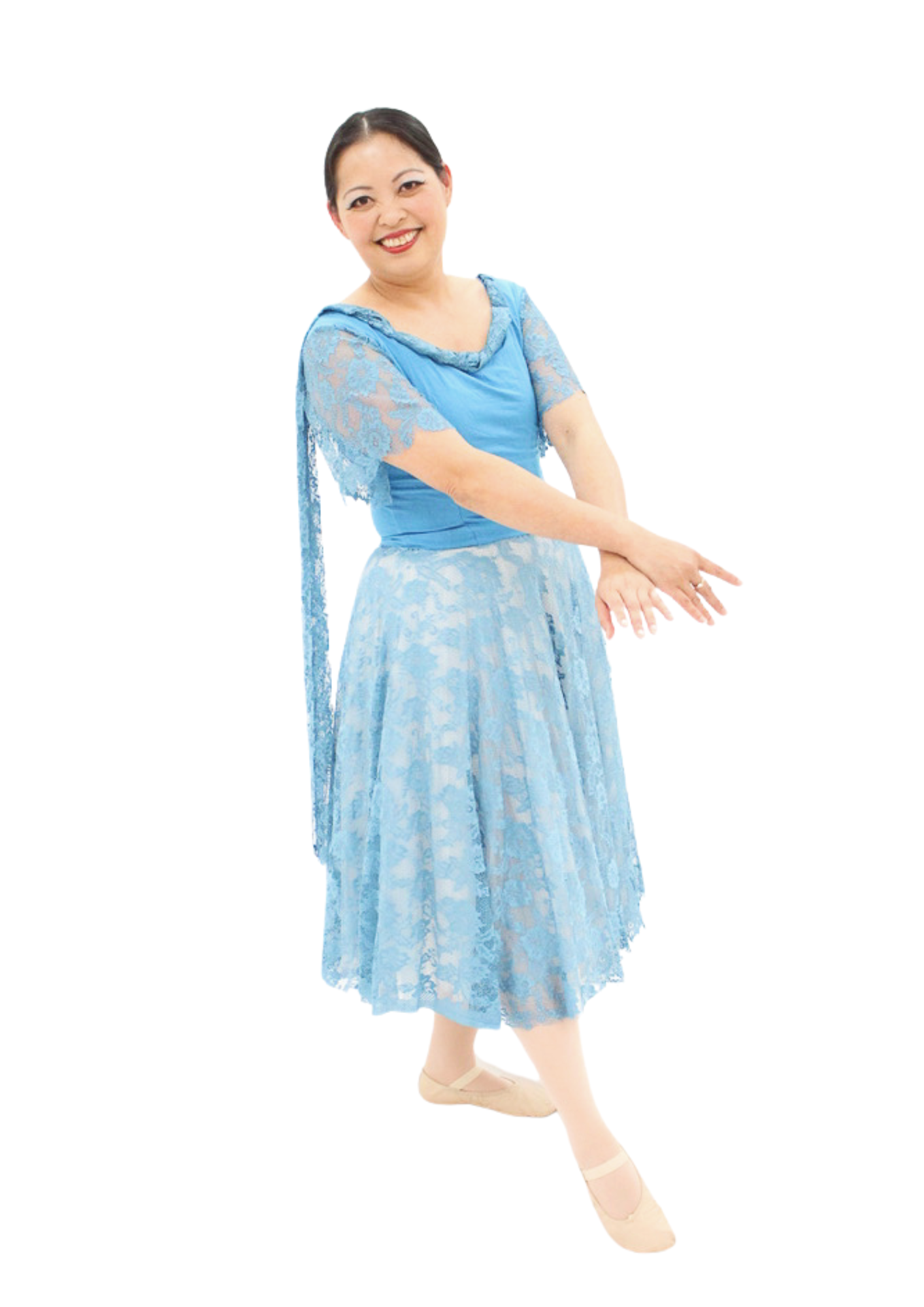 Blue Adult Lace Dress