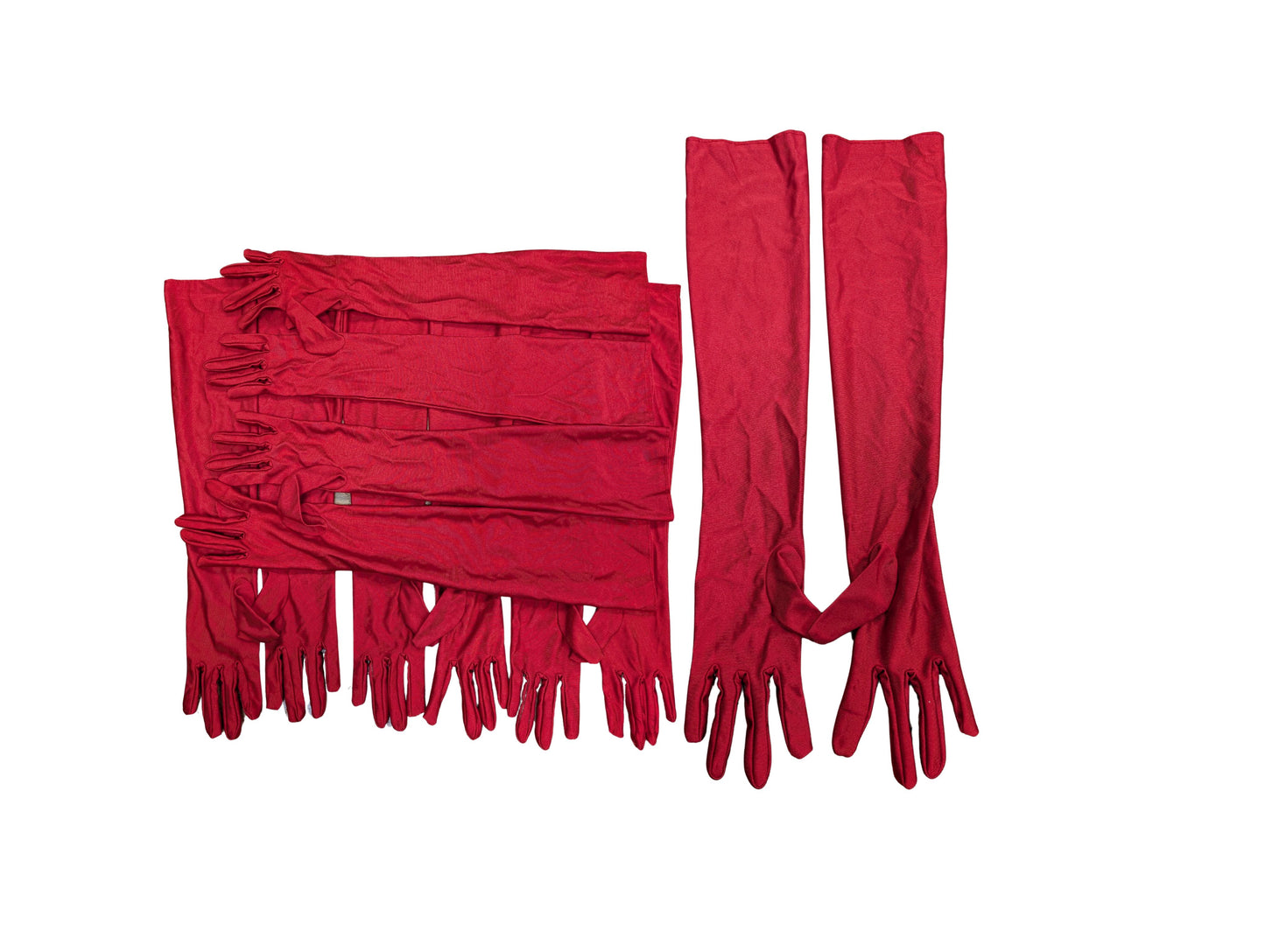 Red Fabric Gloves