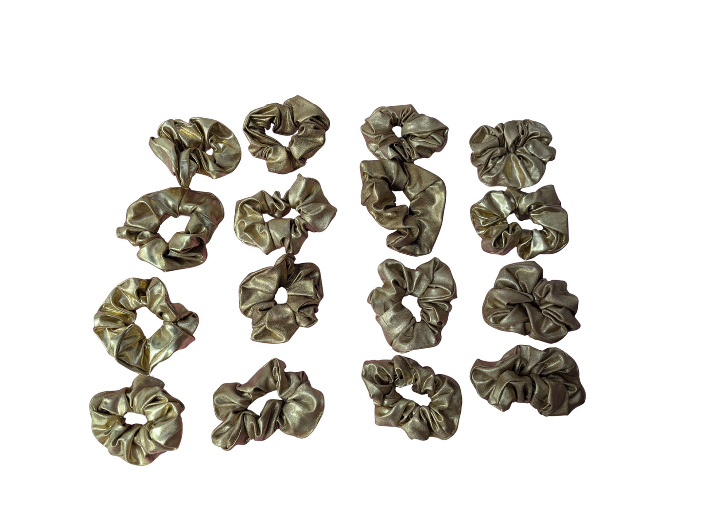 Dusty Gold Scrunchies