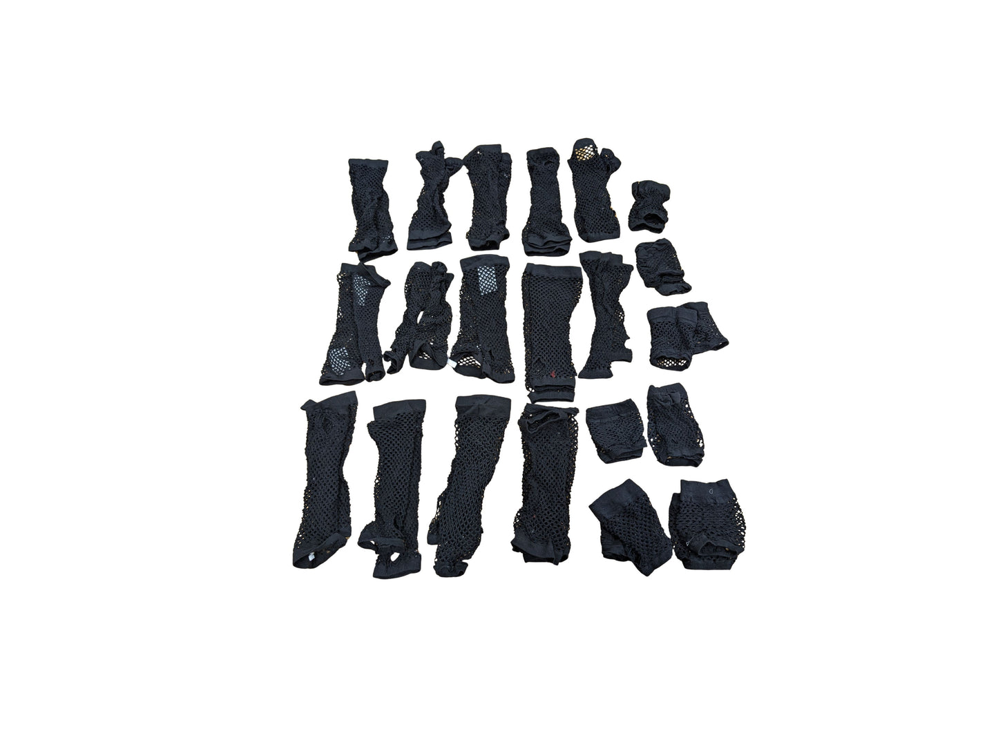 Black Mesh Gloves