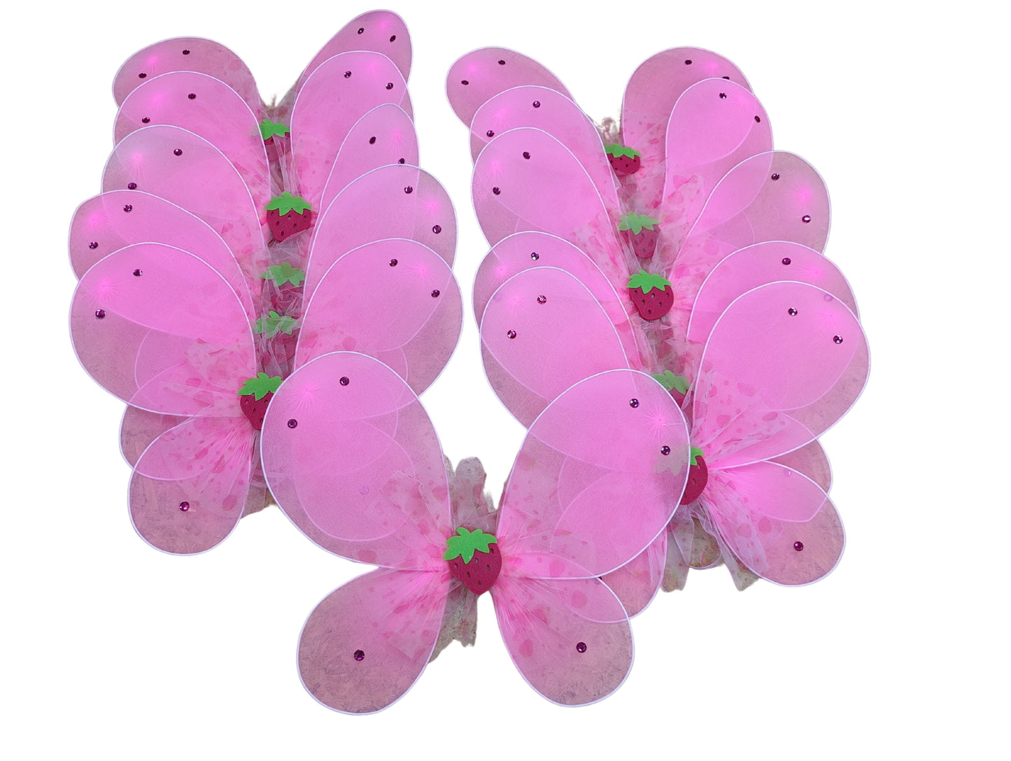 Pink Strawberry Wings