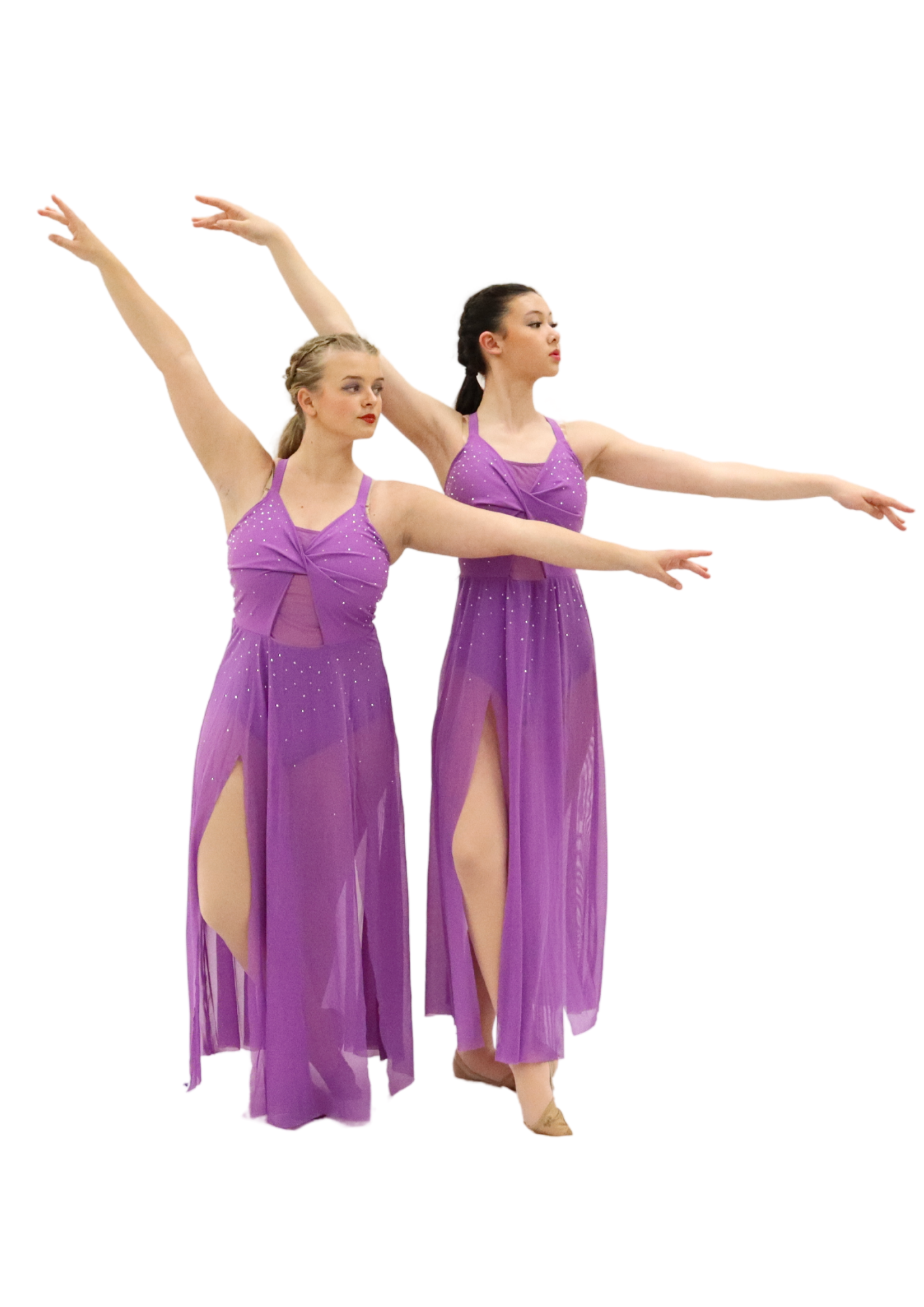 Purple Sparkle Lyrical/ Contemp Dress