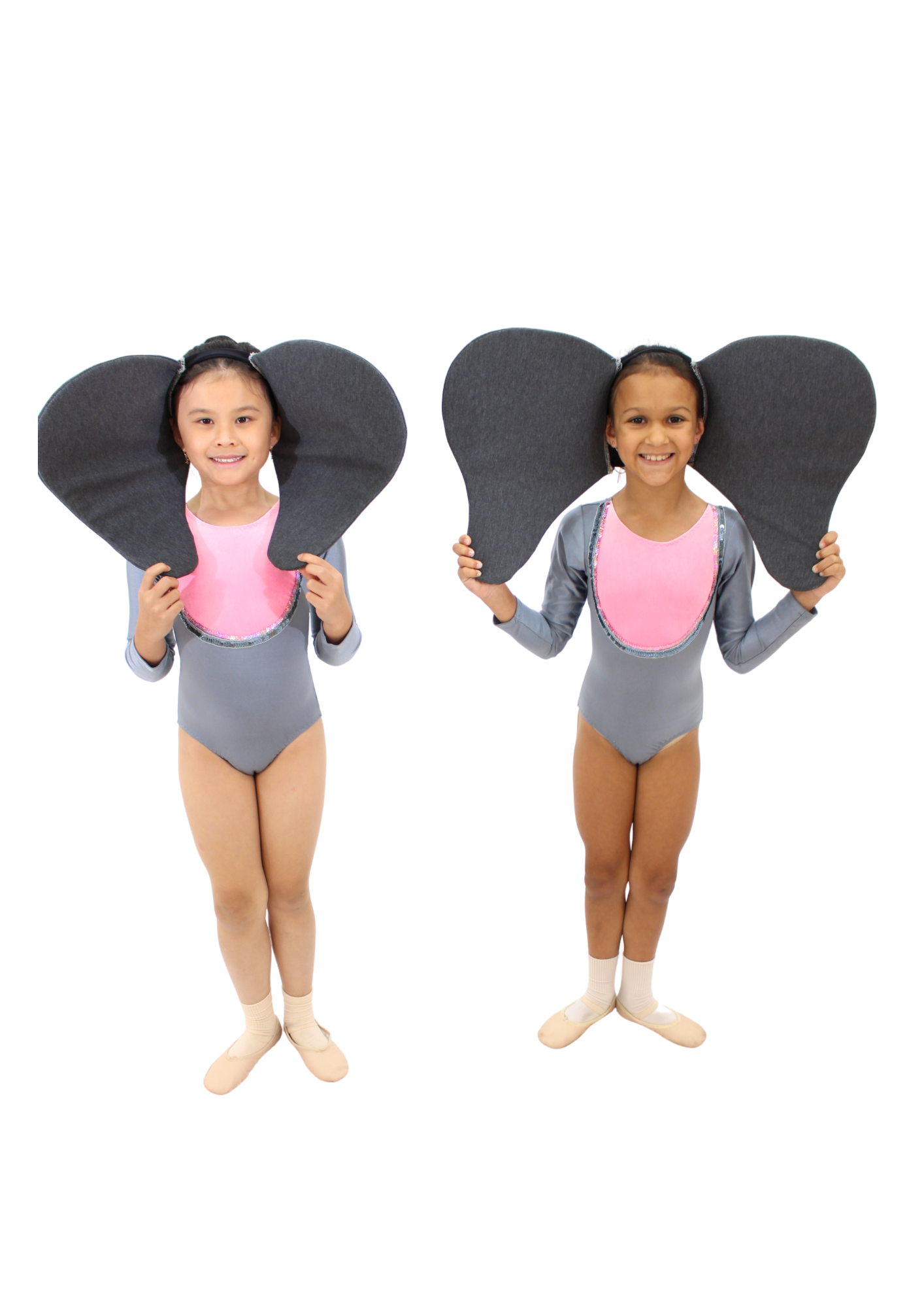 Grey animal leotards
