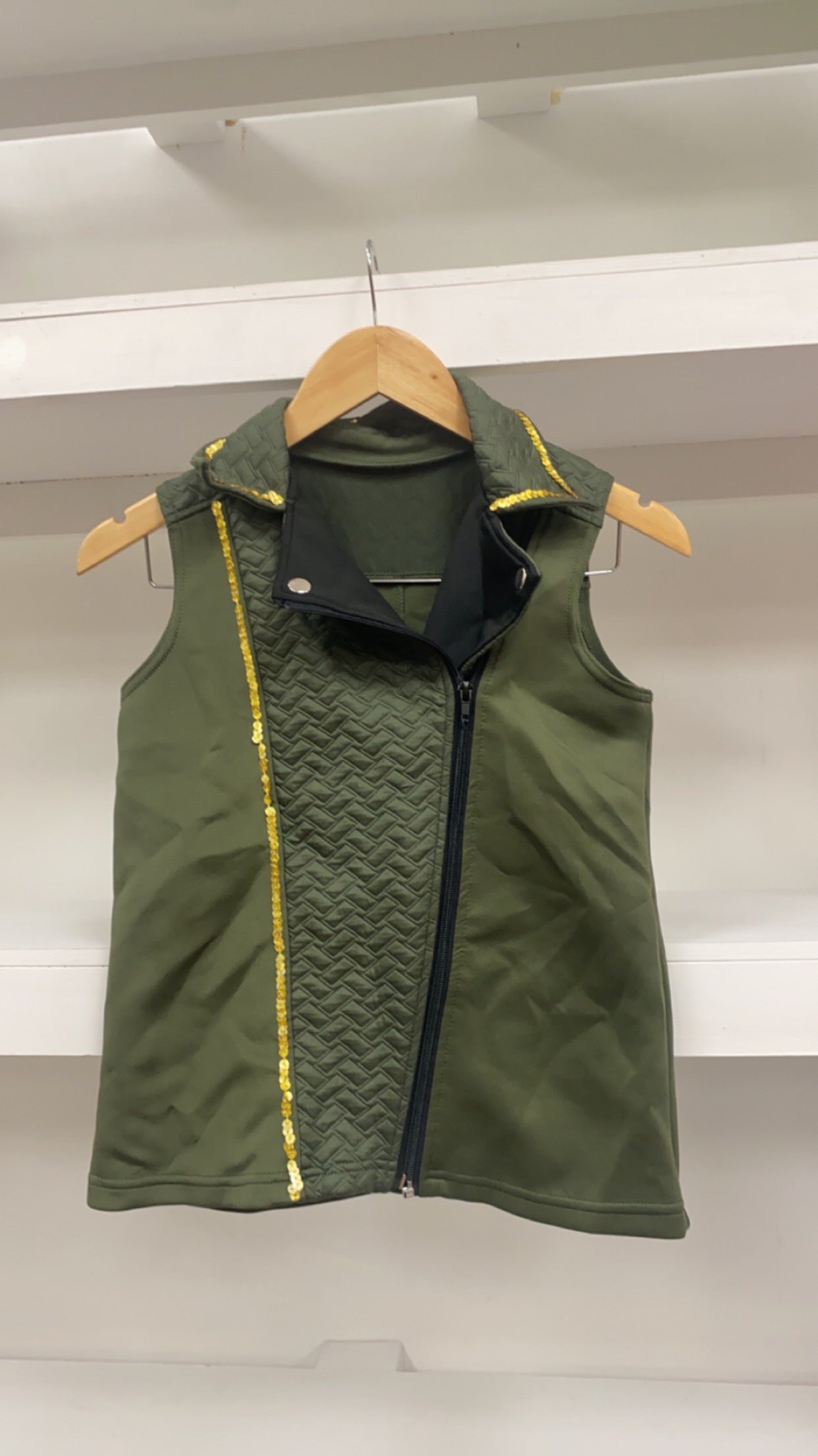 Green Vest Top