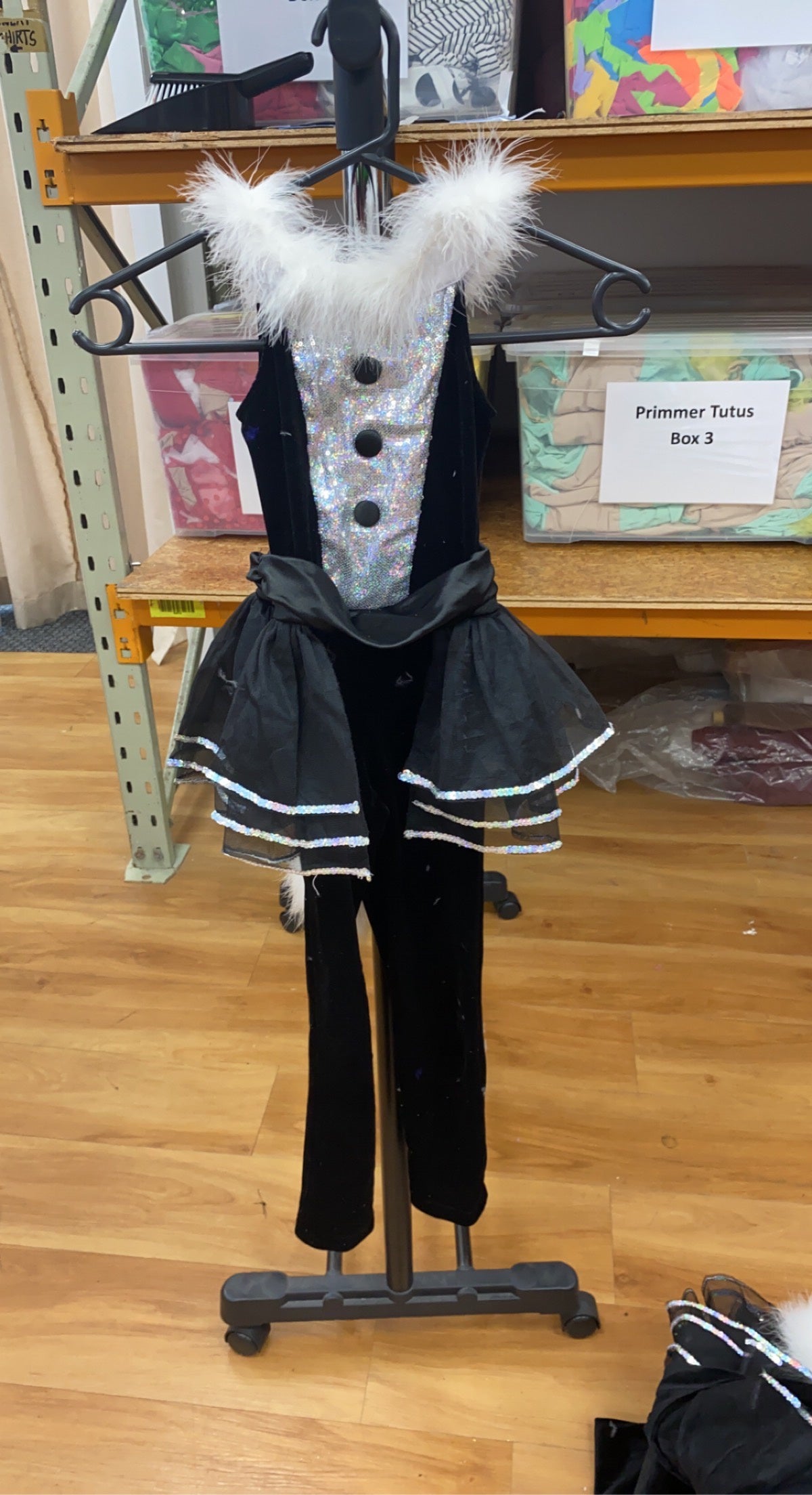 Cat Black Velvet Unitard