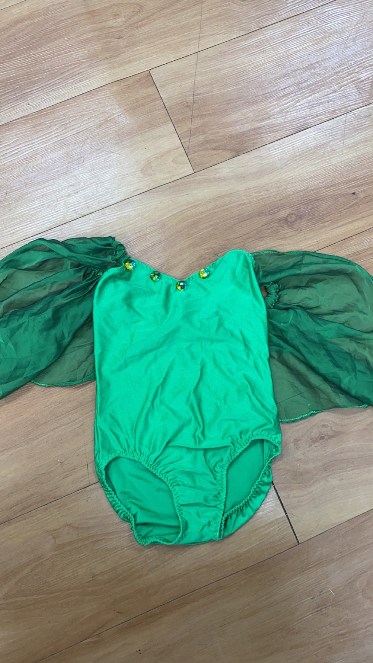 Green Bird Leotard