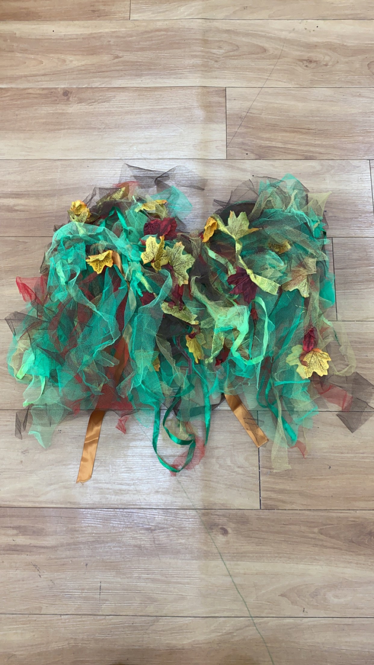 Leaves Tulle Skirt