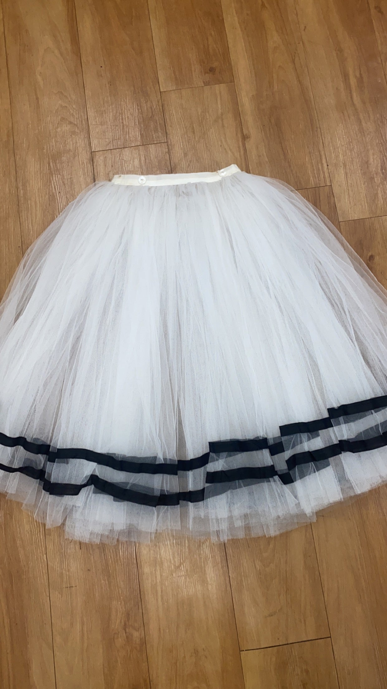 White Romantic with Black Trim