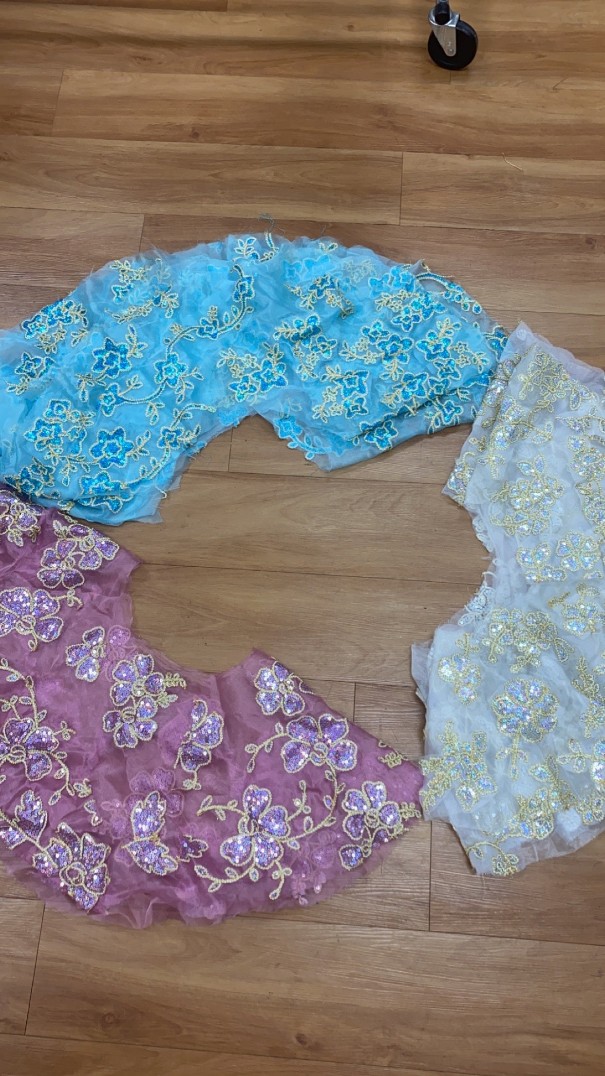 Blue Pink White Sparkle Overlays