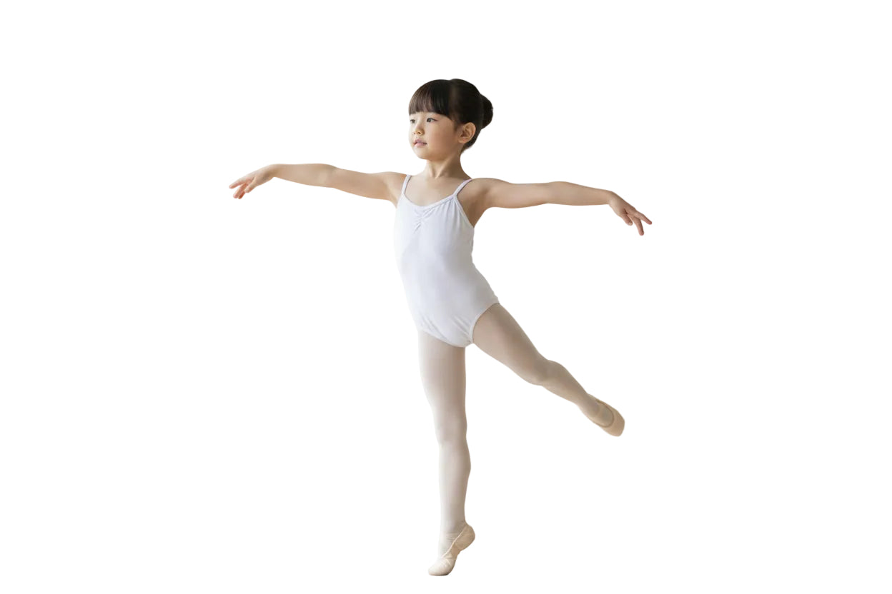 White Leotards Primmer - Shoestring strap