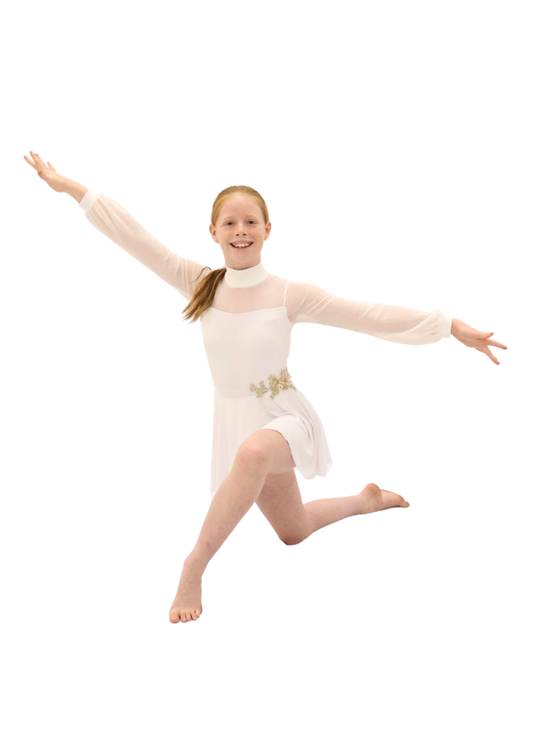 White Long Sleeve Dress