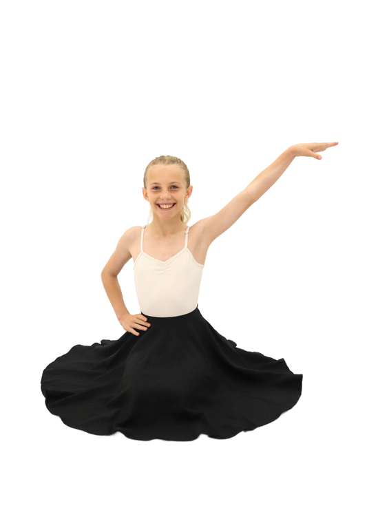 Black Full Circle Skirts