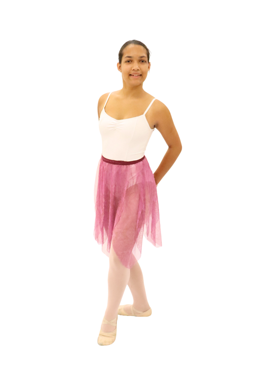 Mauve Petal Skirt