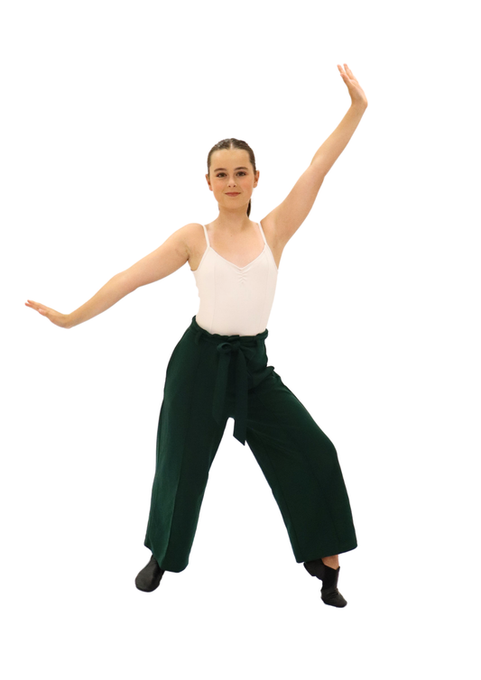 Emerald Green 9/10 length pants