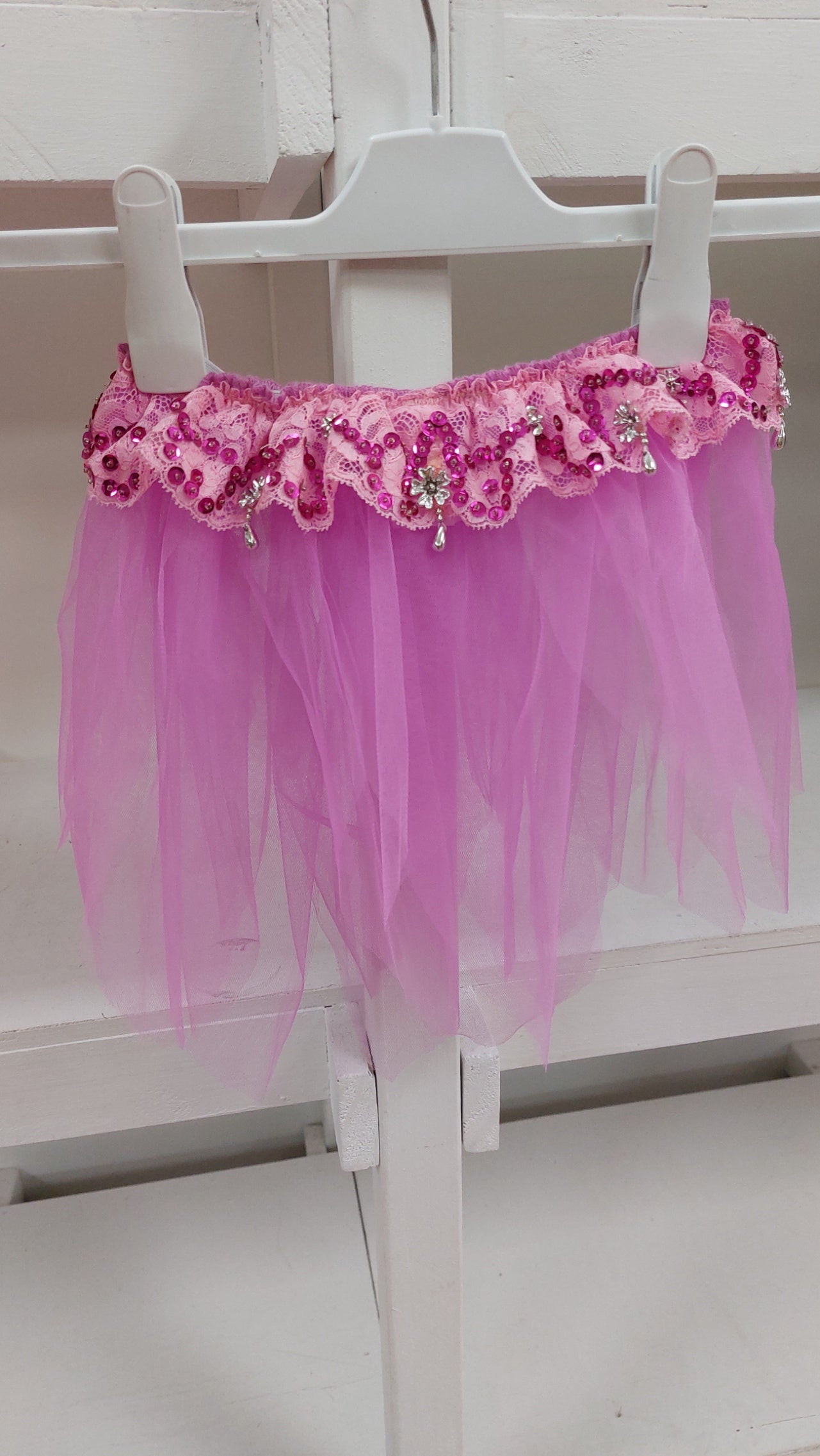 Pink and Purple Tulle Skirts