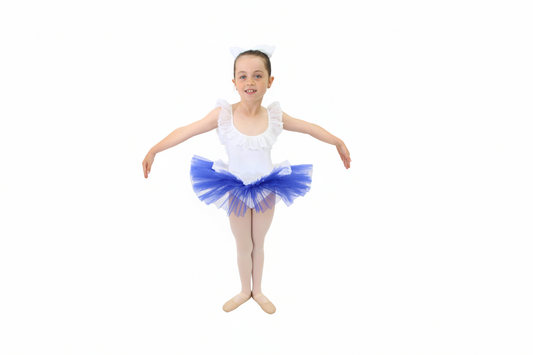 White and Navy Tutu