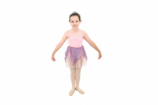 Primmer Pink Leotard - Shoestring strap