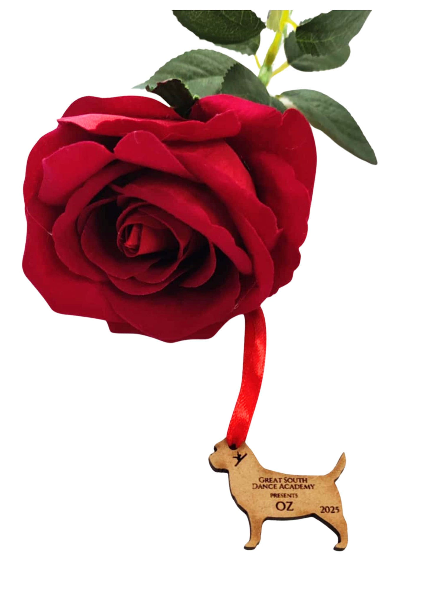 1x Tag and 1x Rose Combo