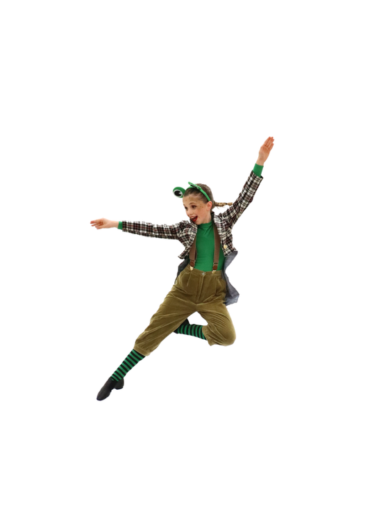 Brown velvet 3/4 pants