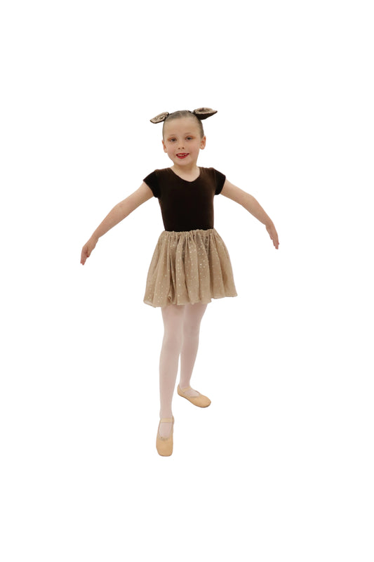 Brown Velvet Leotard