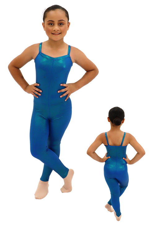 Teal Blue Unitard