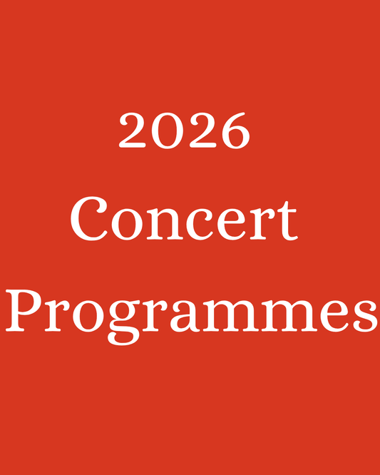 2026 Concert Programmes