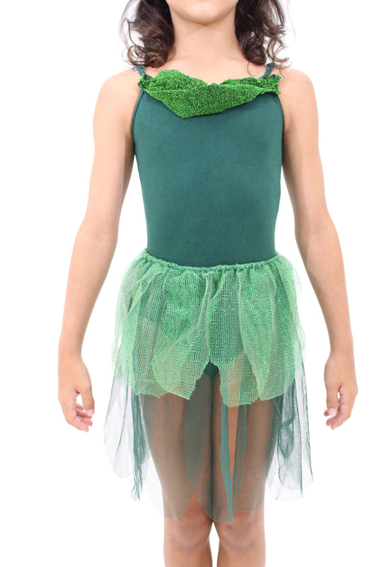 Green Sparkle Petal Skirt
