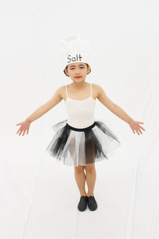 Black and White Net Skirt