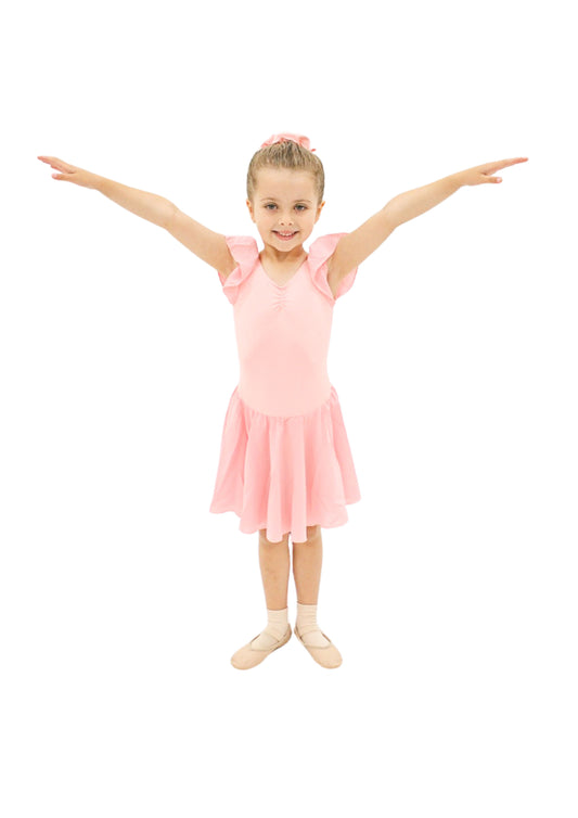 Cap Sleeve Chiffon Dress