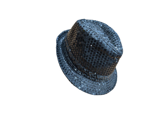 Black Sequin Trilby
