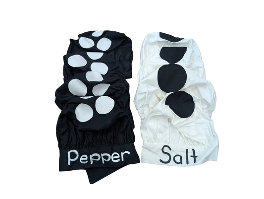 Salt and Pepper Chefs Hats