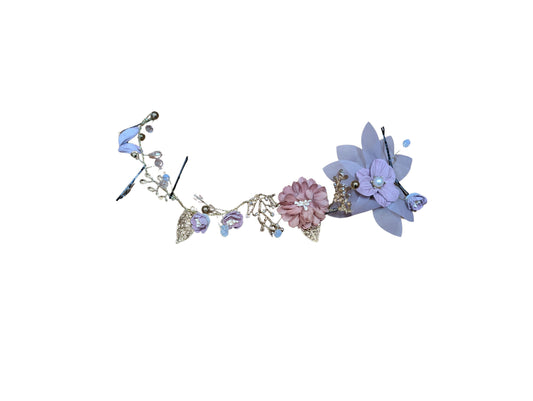 Flower Headpiece with Golden Details