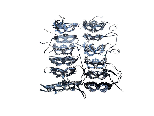 Black Lacey Masks