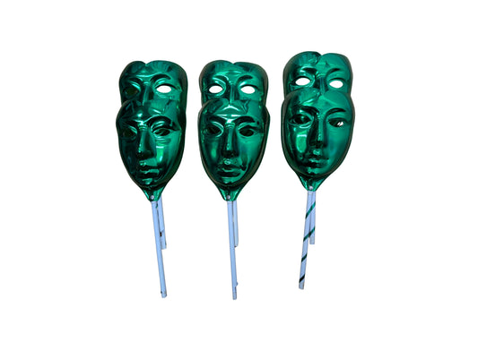 Green Masquerade Masks