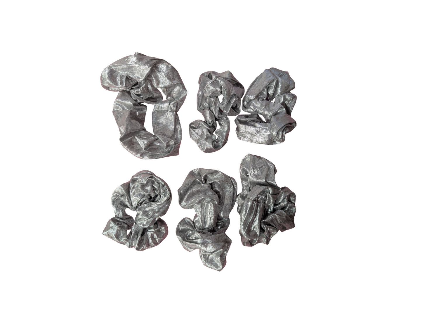 Silver Scrunchies