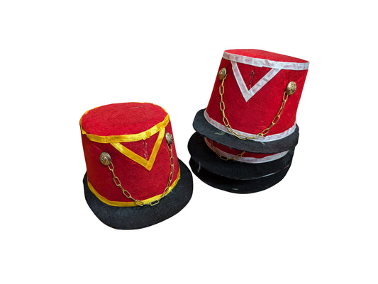 Red and Black Soldiers Top Hat