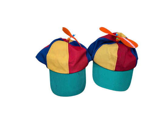 Rainbow Helicopter Caps
