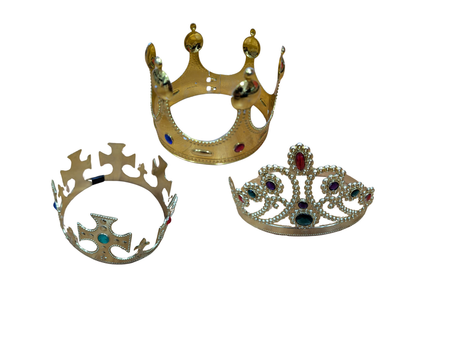 Gold Plastic Crowns