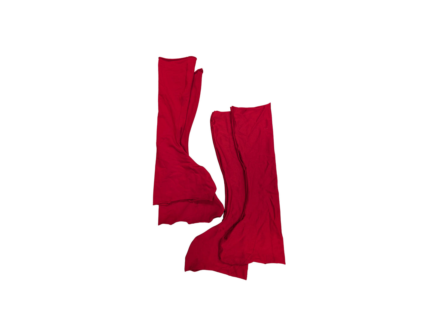 Red Fabric Boots