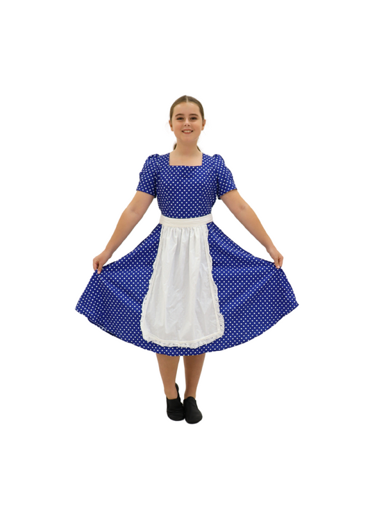 Blue Polkadot Alice Dress