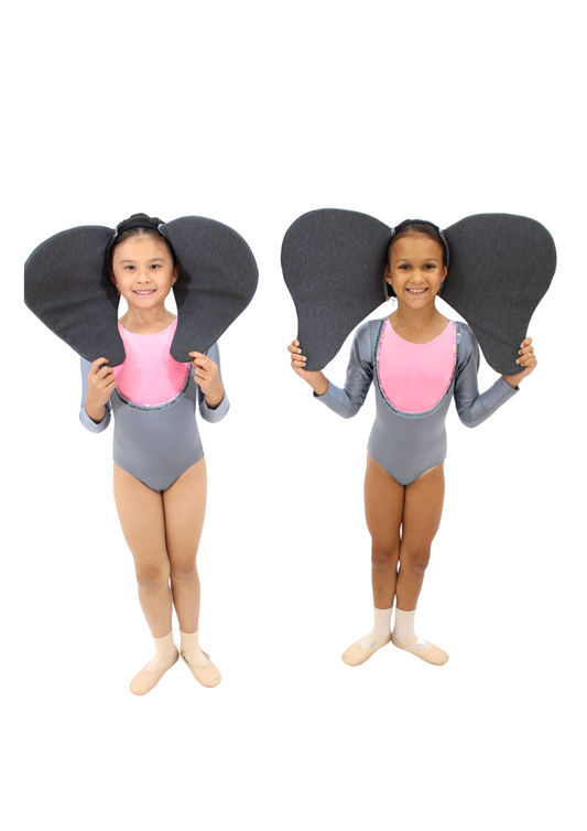 Grey animal leotards